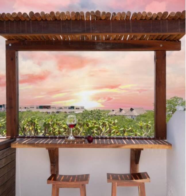 Sunsetviewph+privpool+near Beach&town+rooftop+50mb Apartment