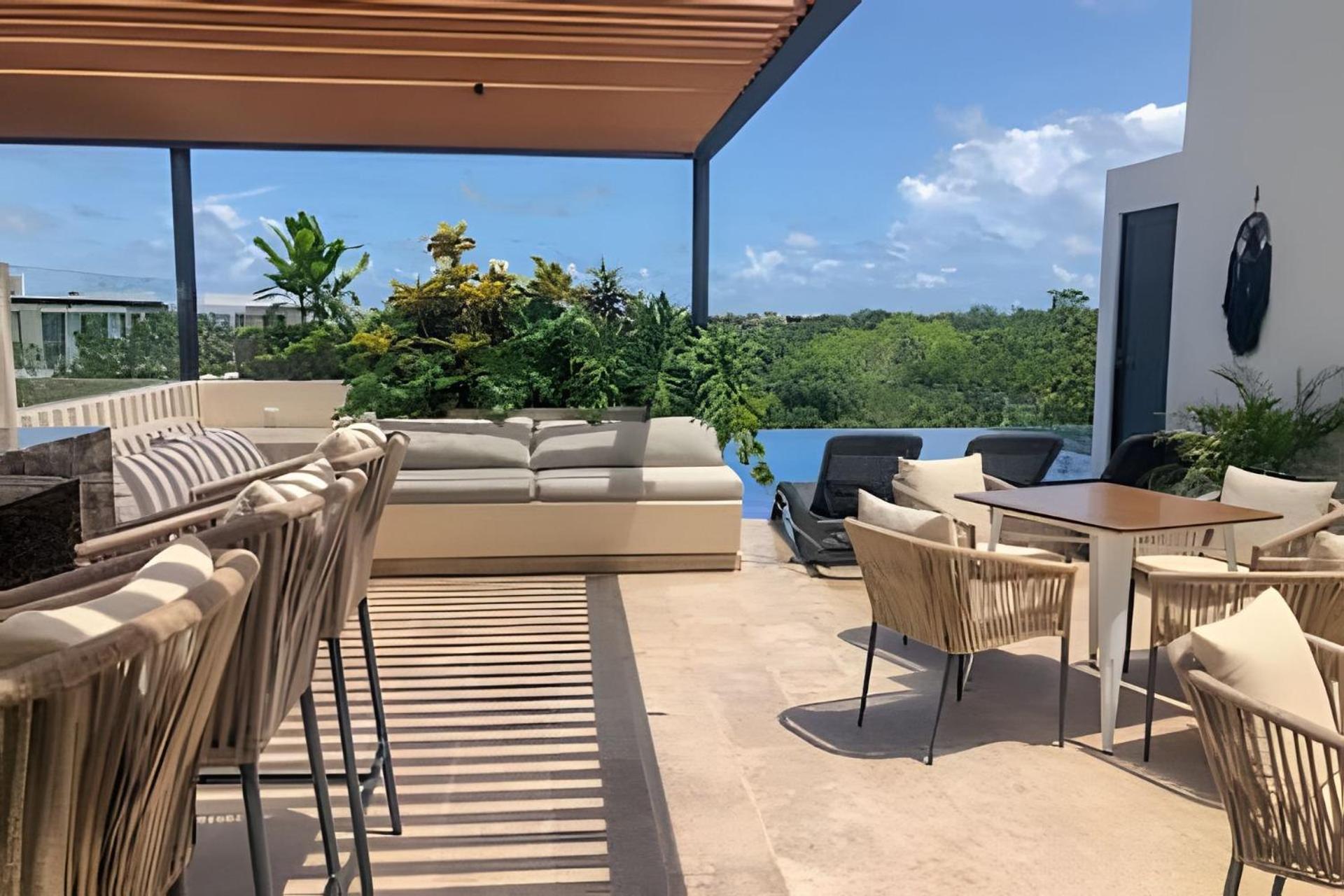 Сasa de vacaciones Loft Increíble King Size Alberca Infinita,gym En Medio De La Selva *