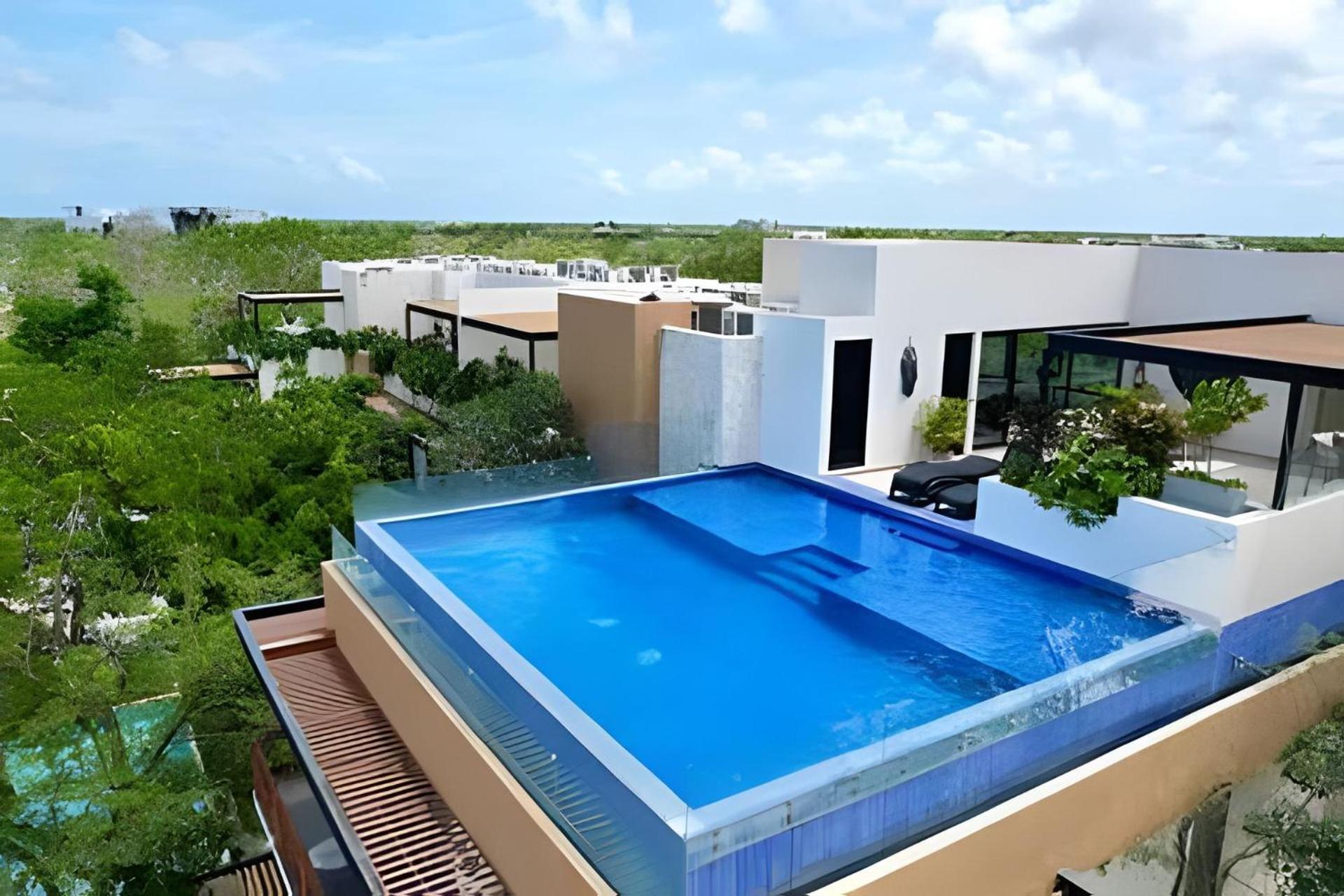 Loft Increíble King Size Alberca Infinita,gym En Medio De La Selva Сasa de vacaciones *