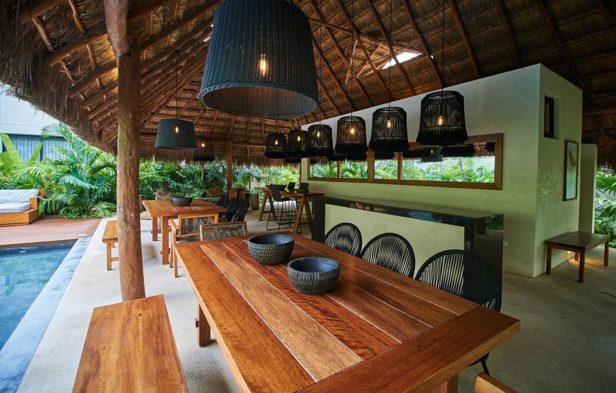 Aldea Zama Oasis: Private Pool With 24/7 Security Apartment