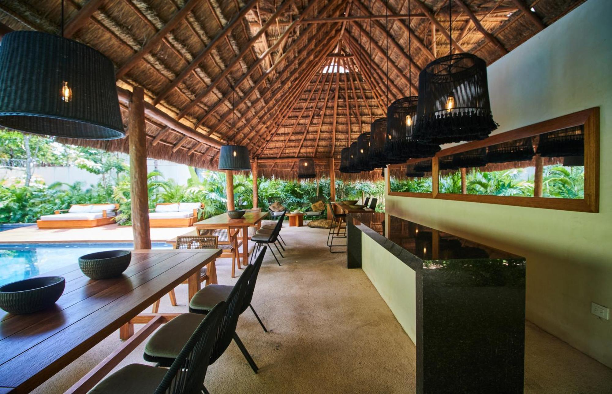 Aldea Zama Oasis: Private Pool With 24/7 Security Apartment