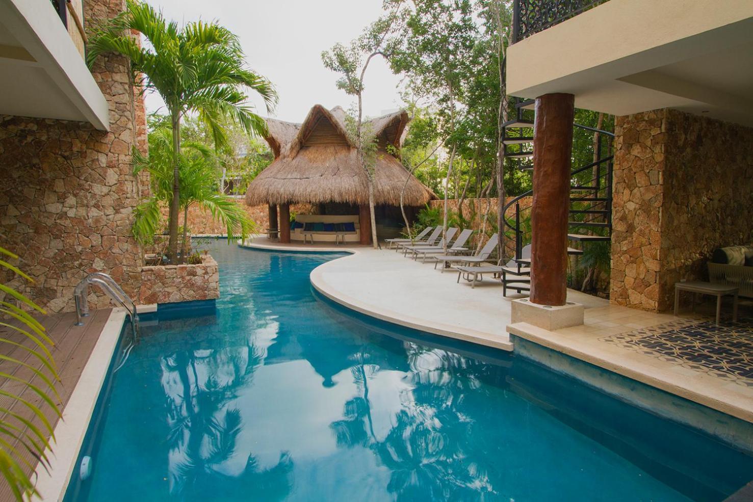 Apartment 3br Penthouse With Private Rooftop And Jacuzzi And Club Access Tulum
