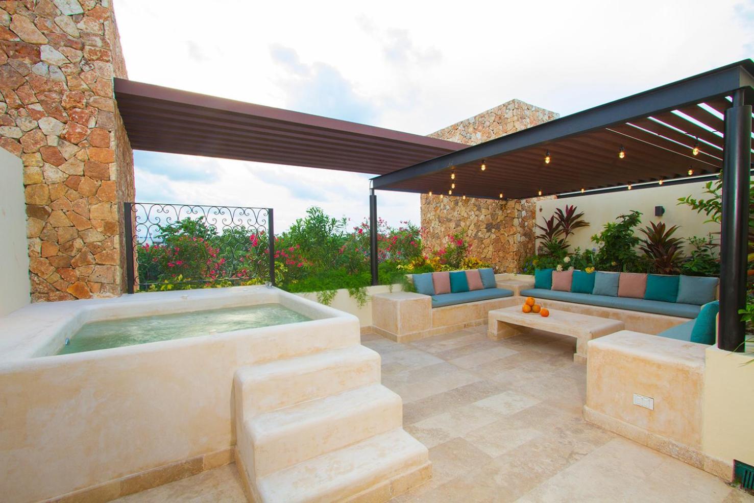 3br Penthouse With Private Rooftop And Jacuzzi And Club Access Apartment Tulum