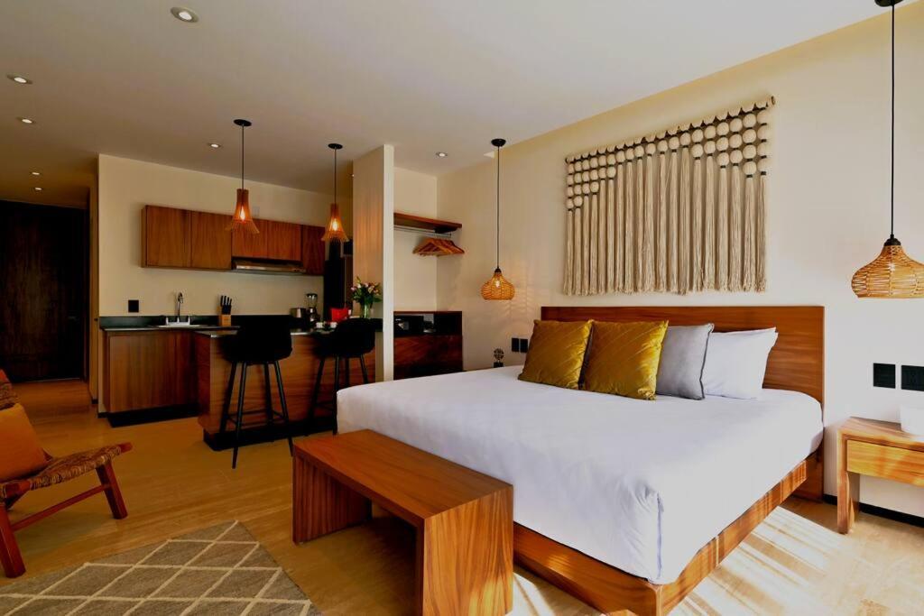 Hyde 104 Enjoy Private Plunge Pool+2 Free Bike+gym+roof * Tulum