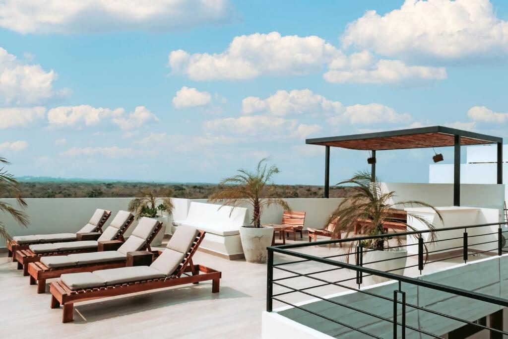 Jungle With Ocean View Rooftop Pool & Gym Tulum