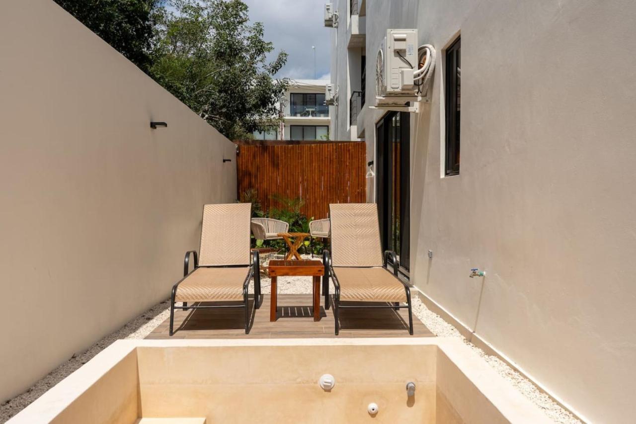 Boho Swim-up With Priv Pool, Terrace , Gym And Bar Apartment Tulum