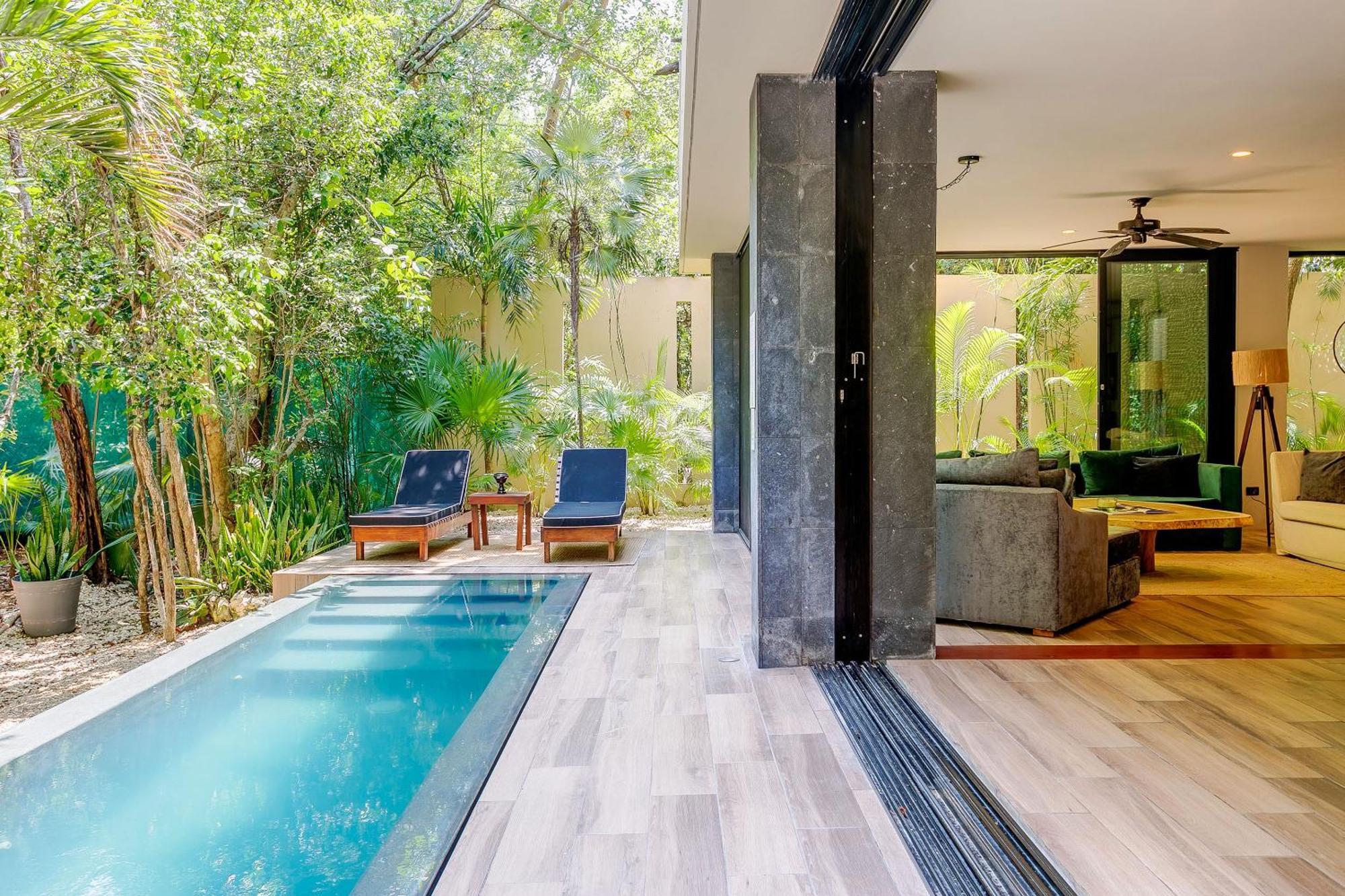 Apartamento Luxurious Oasis Jacuzzi With Art Gallery And Pool Tulum