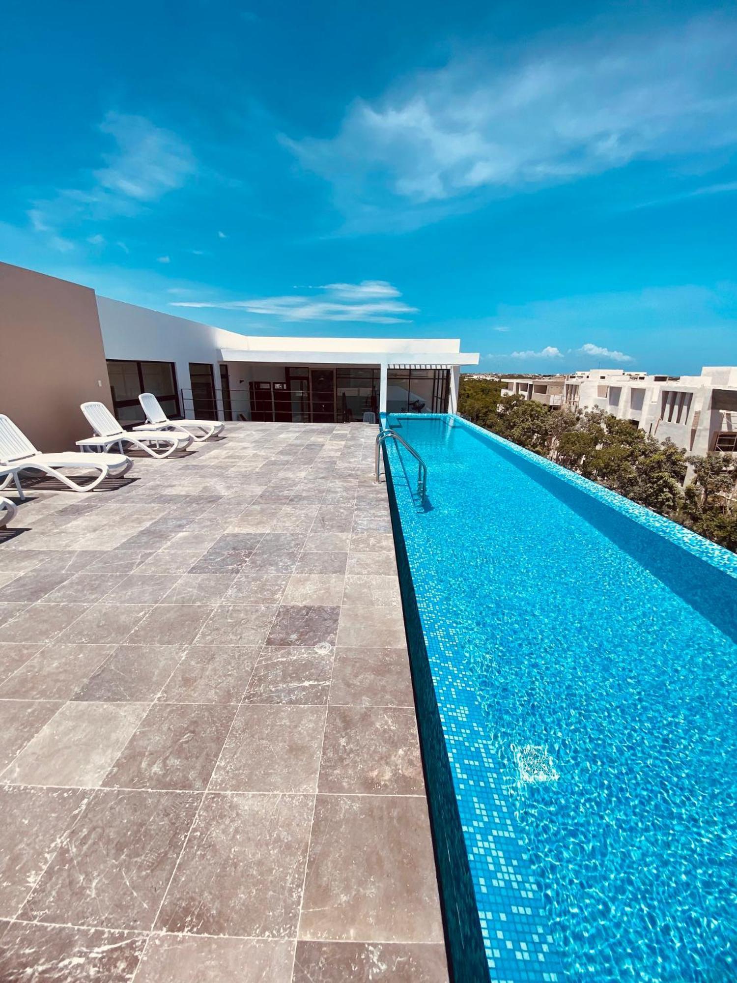 Oscar Wilde - Ph With Private Rooftop And Plunge Pool & Gym & Club Access Apartment Tulum