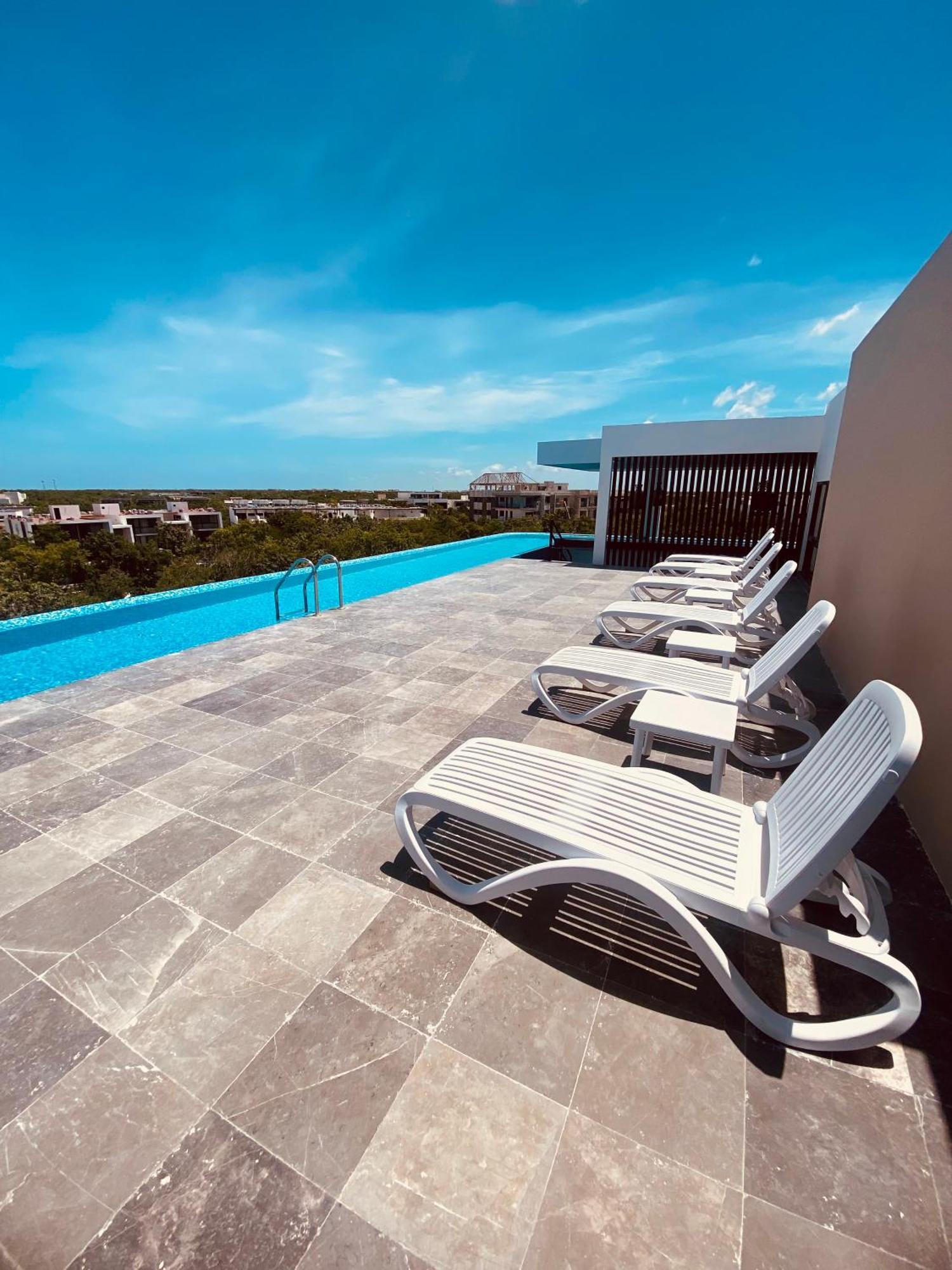 Oscar Wilde - Ph With Private Rooftop And Plunge Pool & Gym & Club Access Apartment Tulum