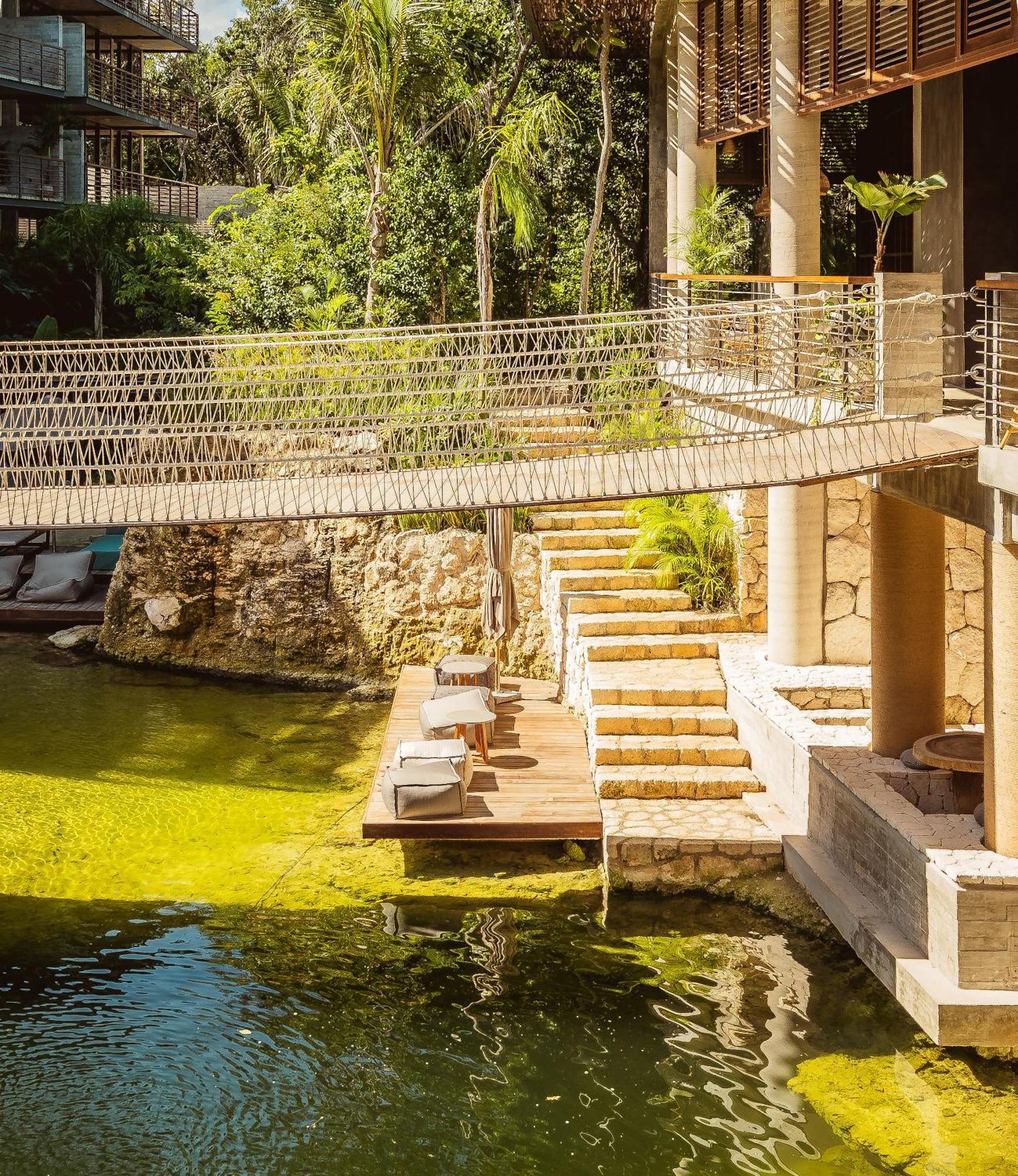 Waterworld 2br On Cenote Pools And Gym Club Apartment Tulum