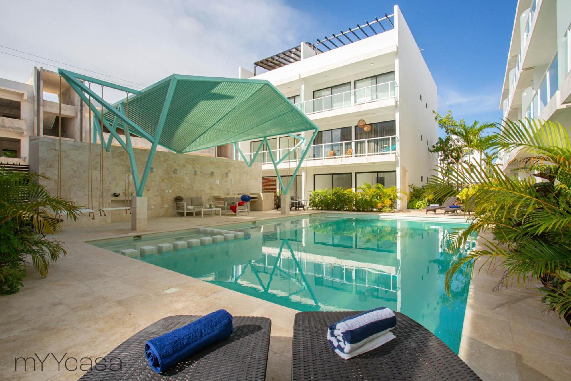 Apartment Wynwood In Tulum, On The Ground Floor