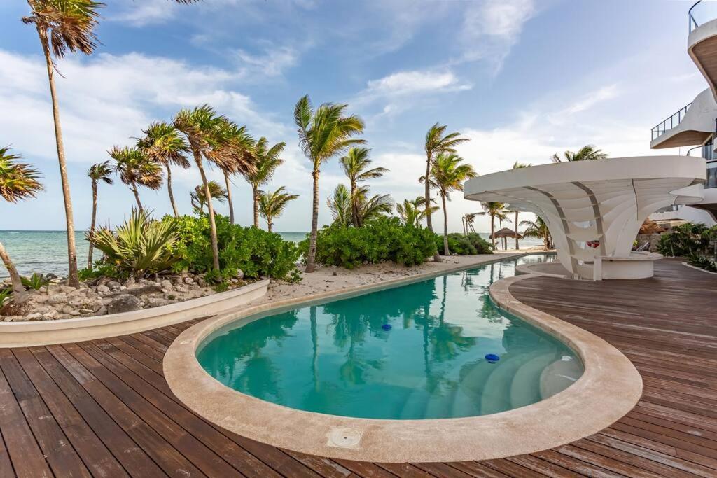 Luxury Beachfront Getaway Tankah Bay Apartment