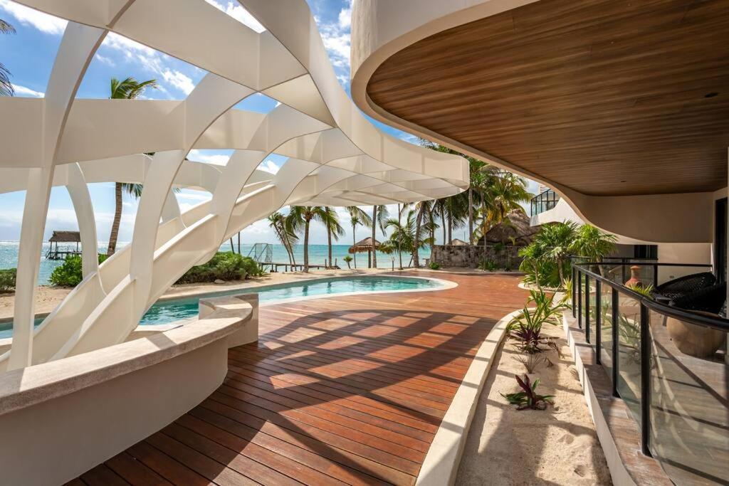 Luxury Beachfront Getaway Tankah Bay Apartment *