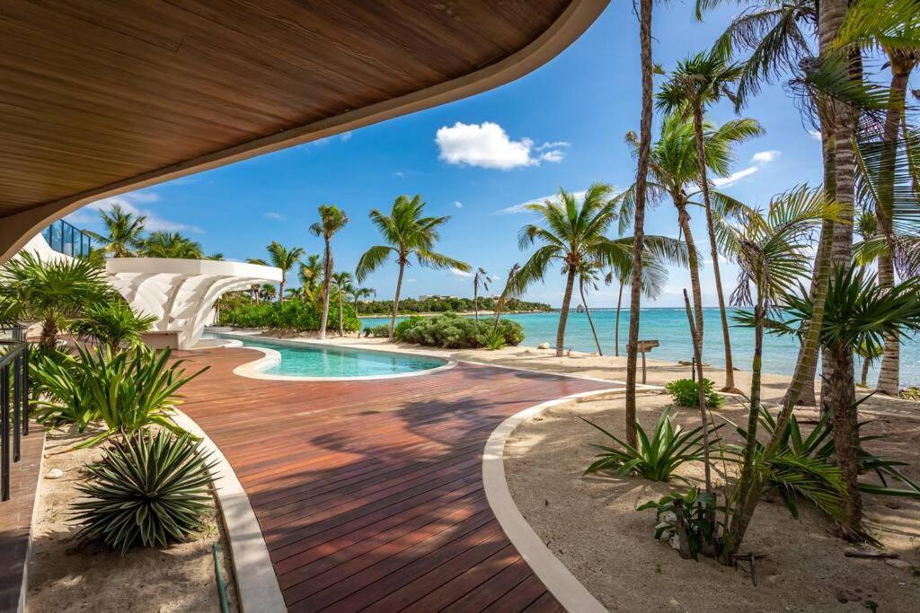 Luxury Beachfront Getaway Tankah Bay Apartment Tulum