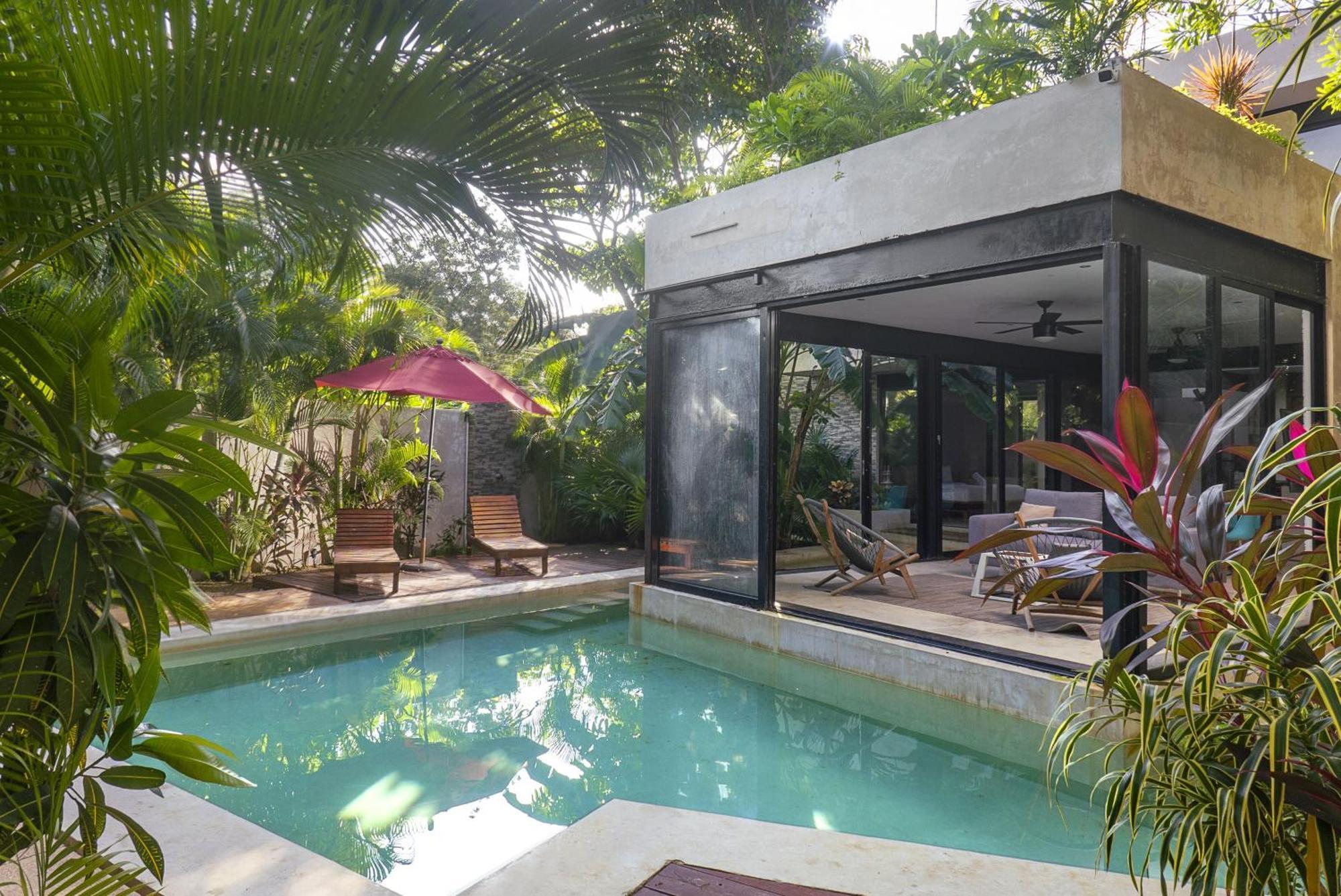 Villa Lovely 4br Villa, Private Pool, Aldea Zama,concierge Service *