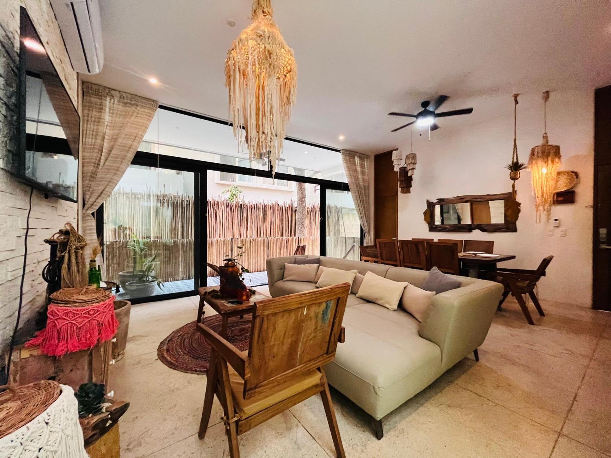 Luxe 3Br Stay - Private Terrace, Pool & Vibes * Tulum