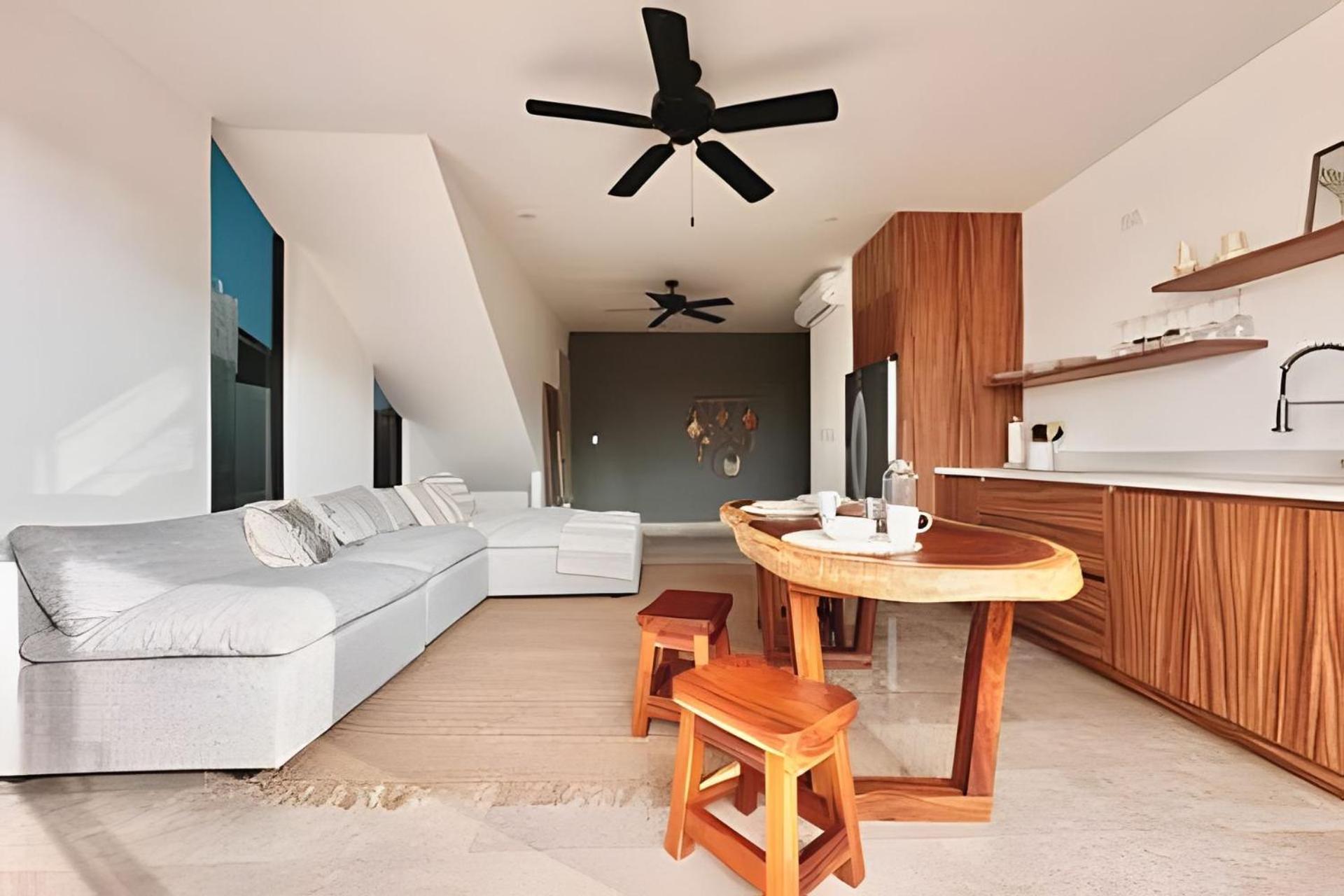 Fabuloso Ph 3br/gran Piscina Privada/aldea Zama Apartment *