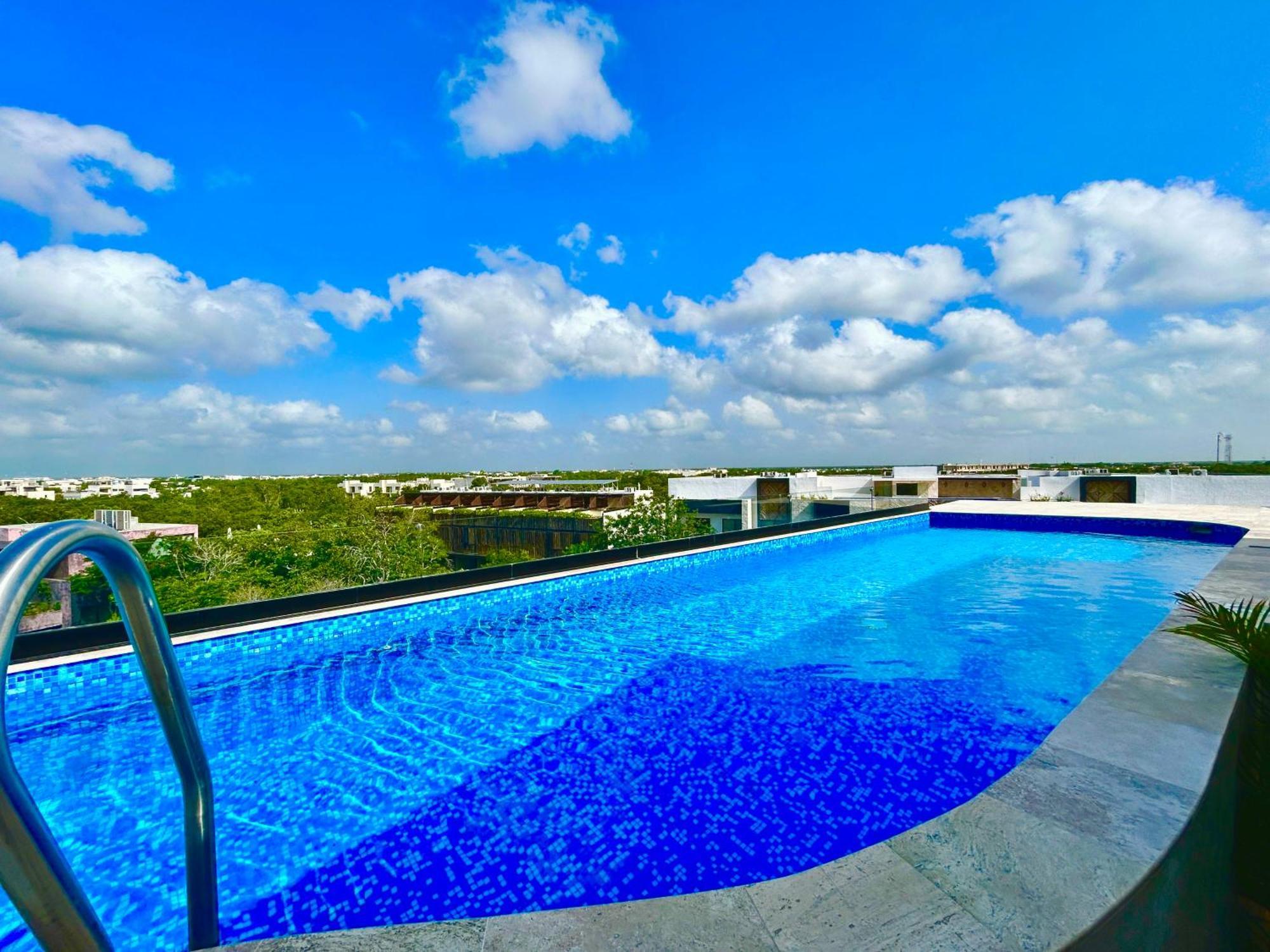 Rooftop Oasis: Urban Retreat With Infinity Pool & Private Terrace Apartment
