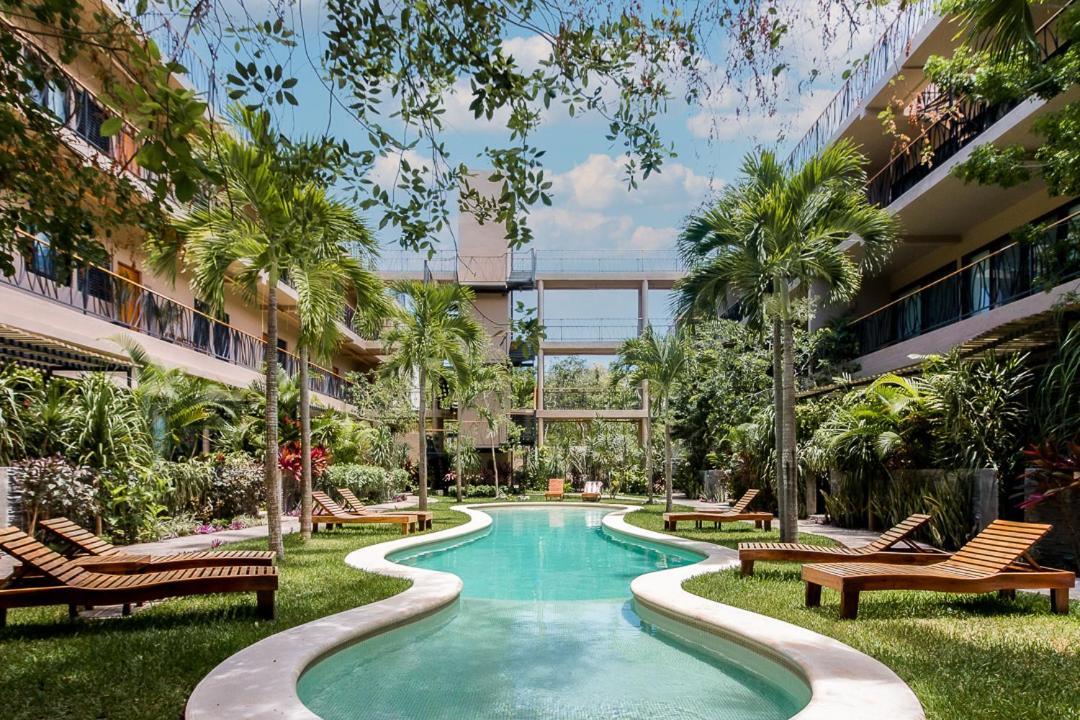 Apartment Toma Un Bano En La Piscina Privada De Encantador Departamento En Tulum