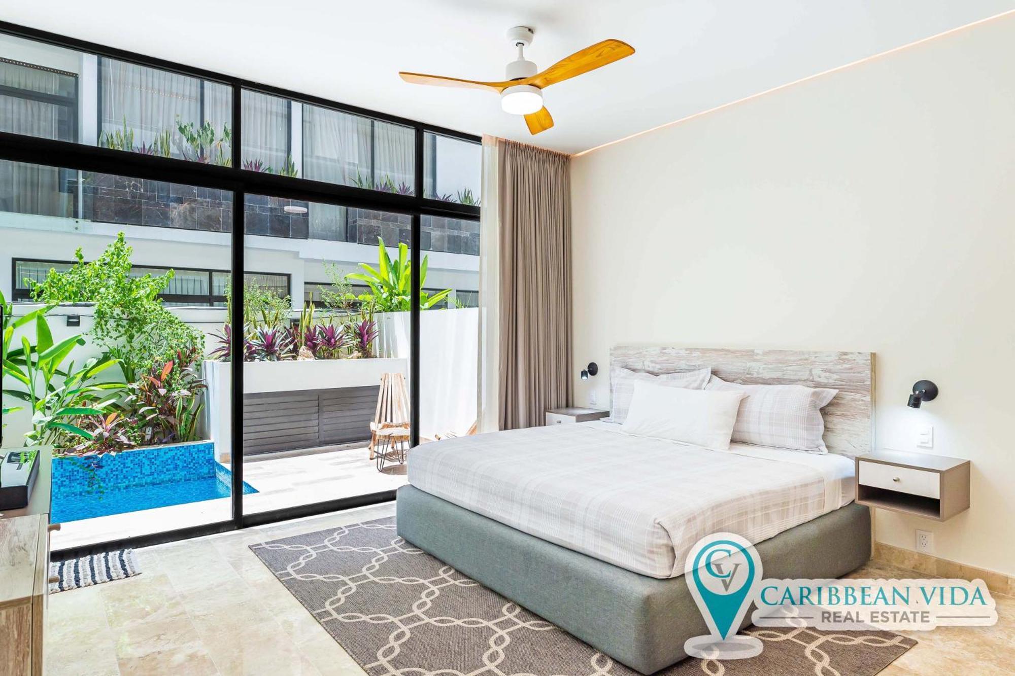 Apartment Stylish Sexy 1 Bd W/ Private Pool & Rooftop Pool Tulum