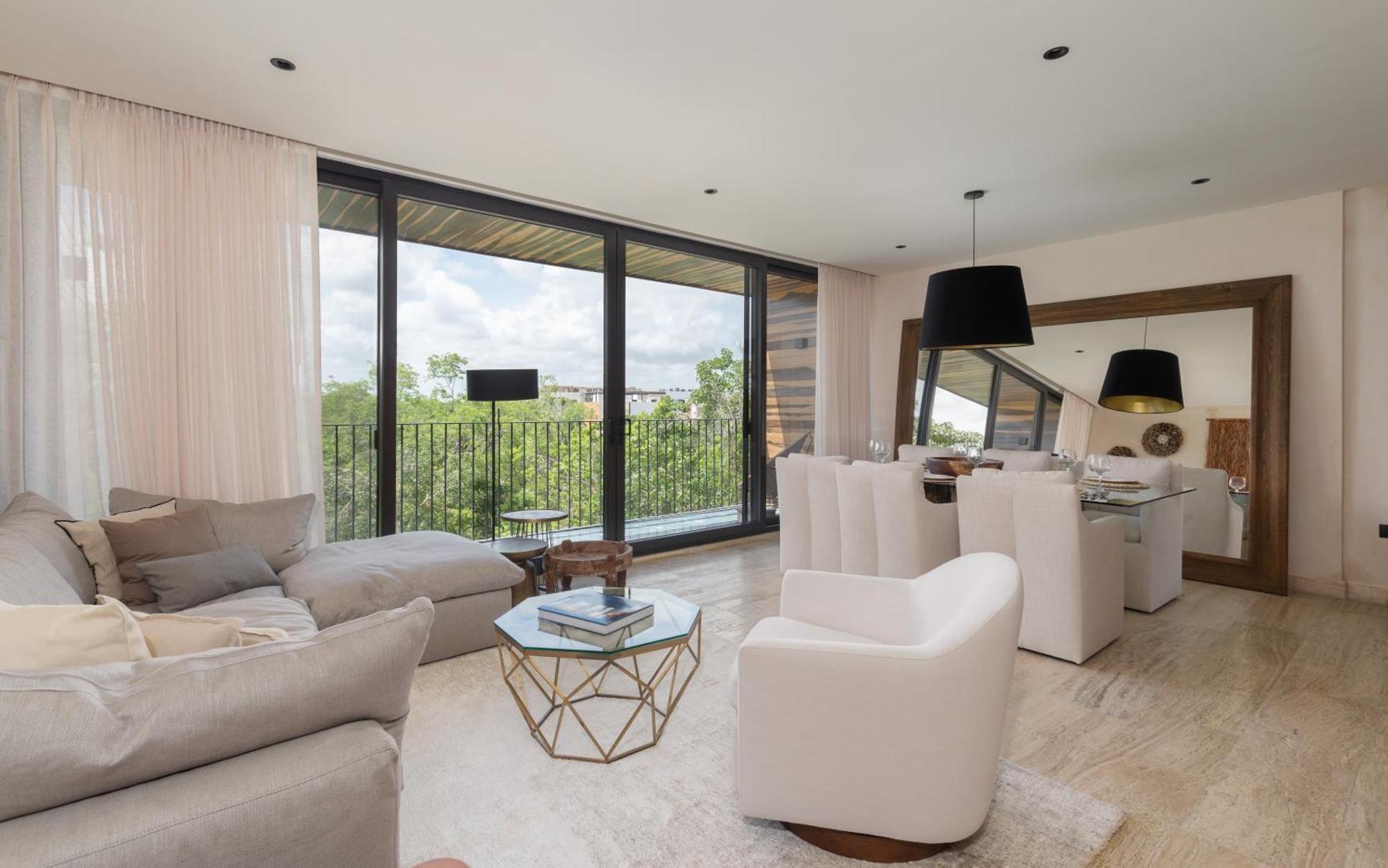 Apartment Hermoso Penthouse En Aldea Zama 3bedromm