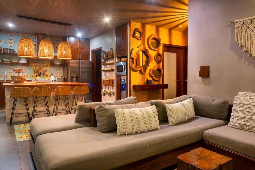 Villa Tulum-Style Retreat 5Br Villa With Pool And Relaxing Jacuzzi Tulum