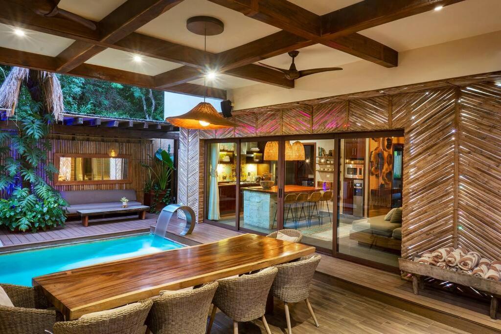 Villa Tulum-Style Retreat 5Br Villa With Pool And Relaxing Jacuzzi