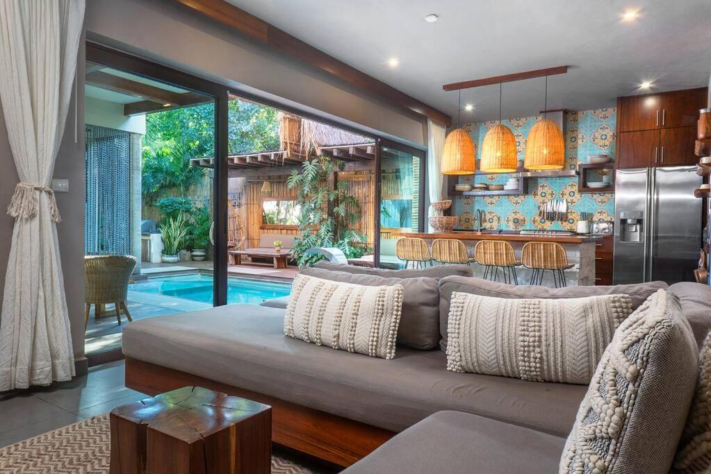 Tulum-Style Retreat 5Br Villa With Pool And Relaxing Jacuzzi Tulum