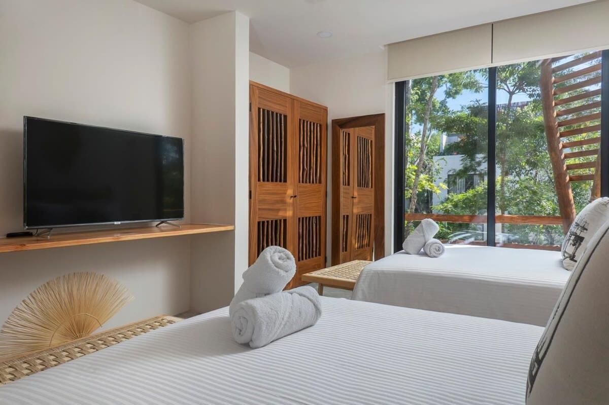Casa de férias 4Br Jungle Villa With Jacuzzi In Private Gated Community Tulum