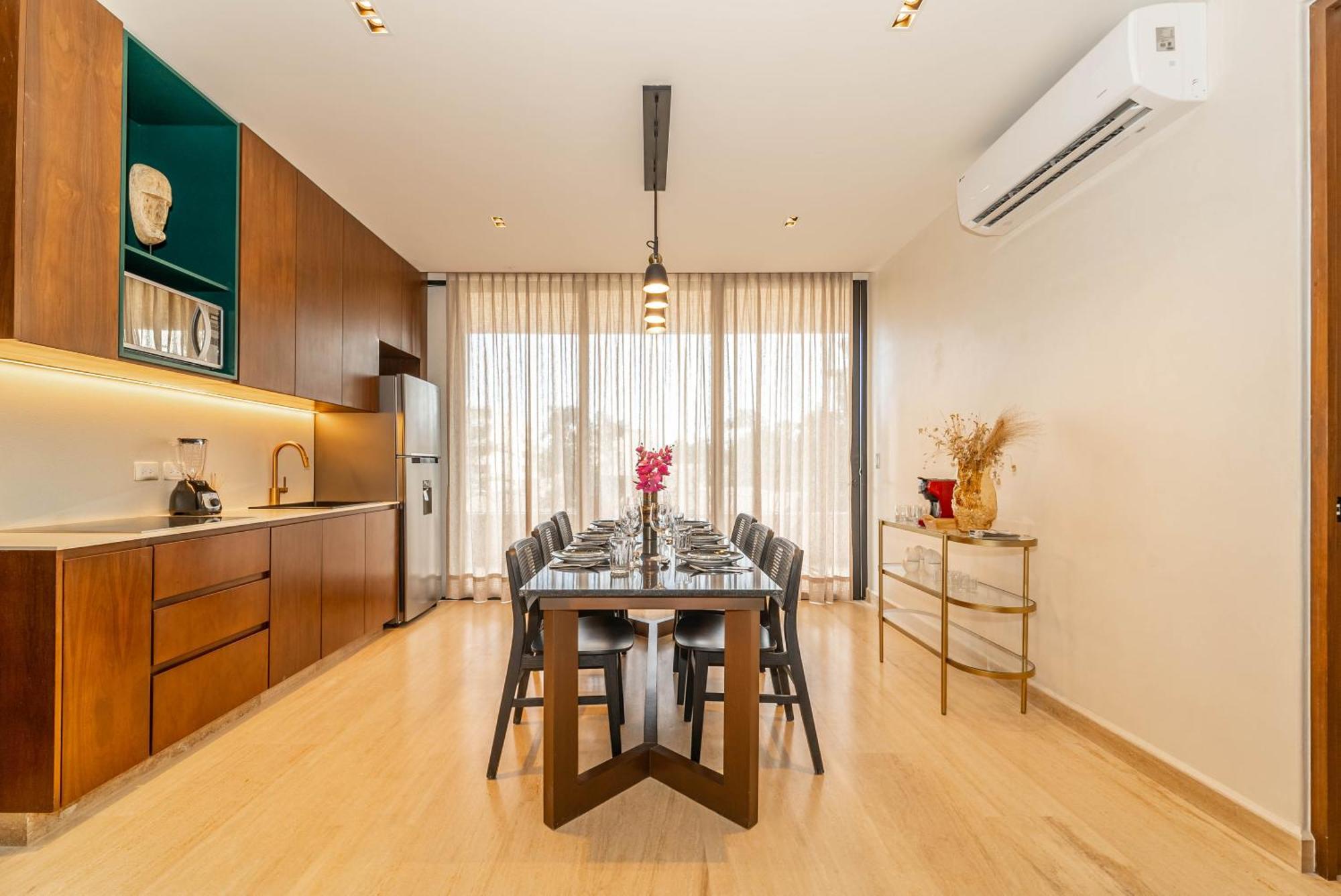 Lux 2br With Rooftop Pool, Spa, Gym, Kids Playroom * Tulum