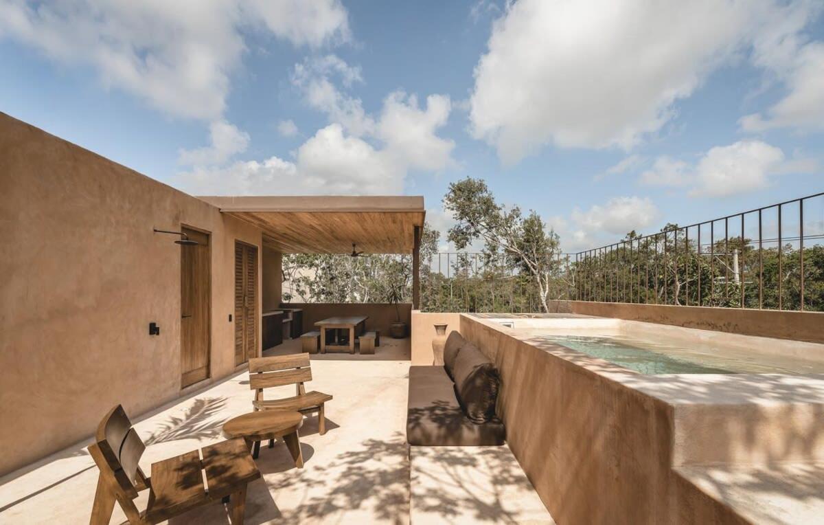 Chic 3brgated Community, Rooftop, Private Pool Tulum