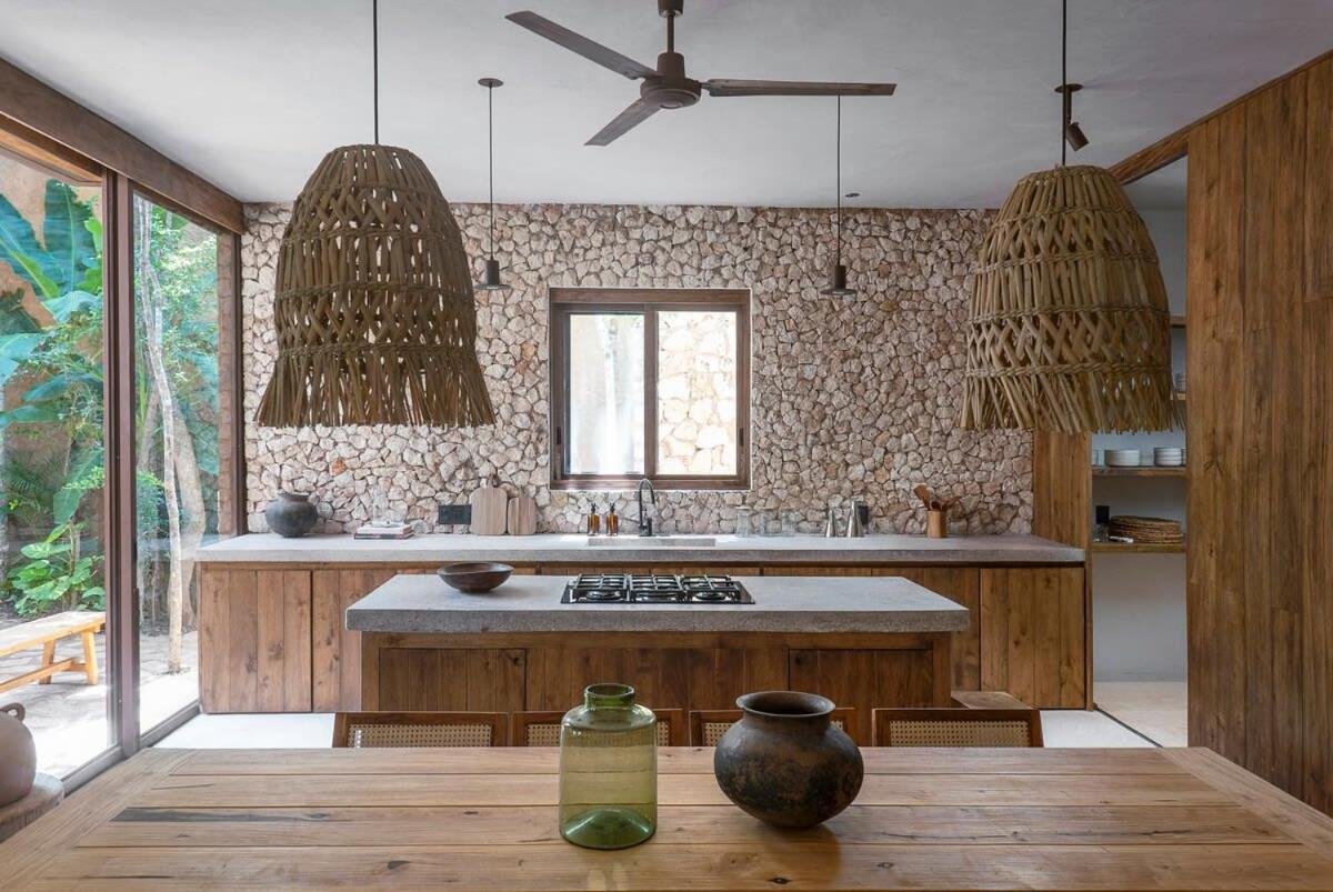 Woody, Boho 3br, Gated Community, Rooftop Casa de férias *