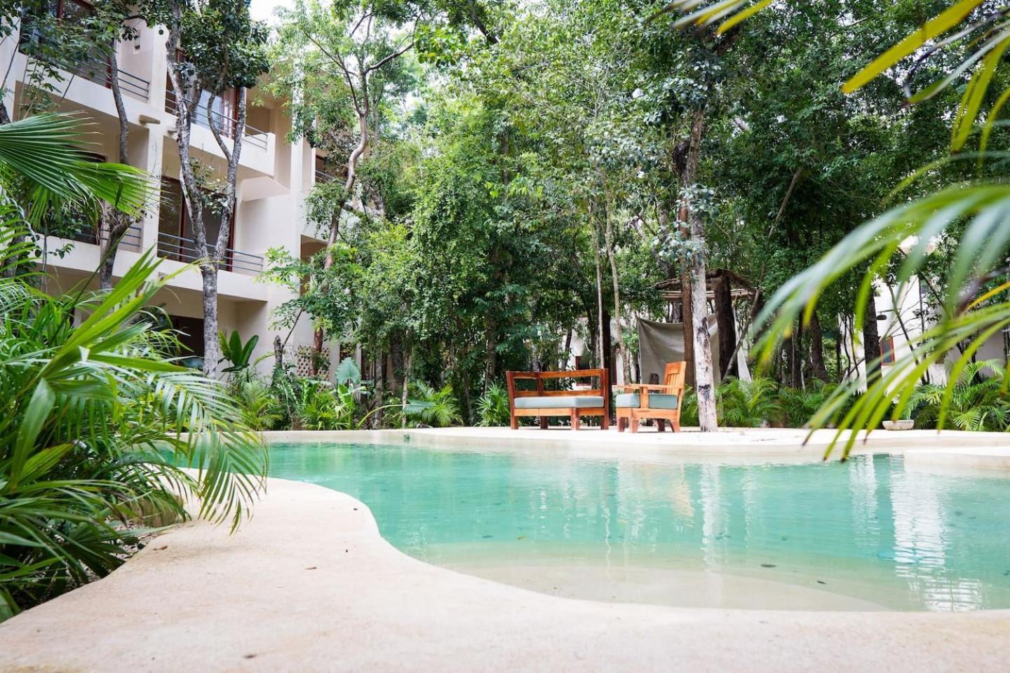 Apartment T2n1 Open Terrace Plunge In Holistika Area Tulum