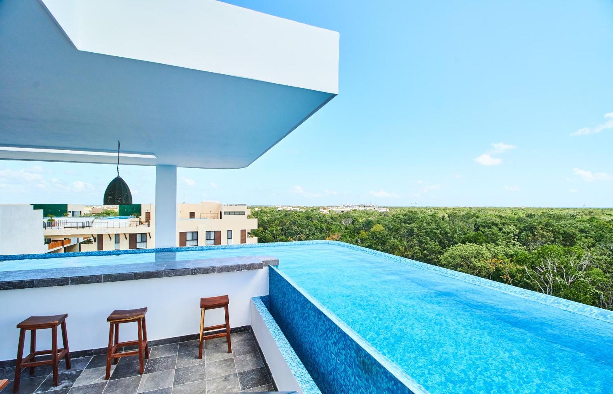 Luxury Penthouse With Private Pool In Aldea Zama Apartamento