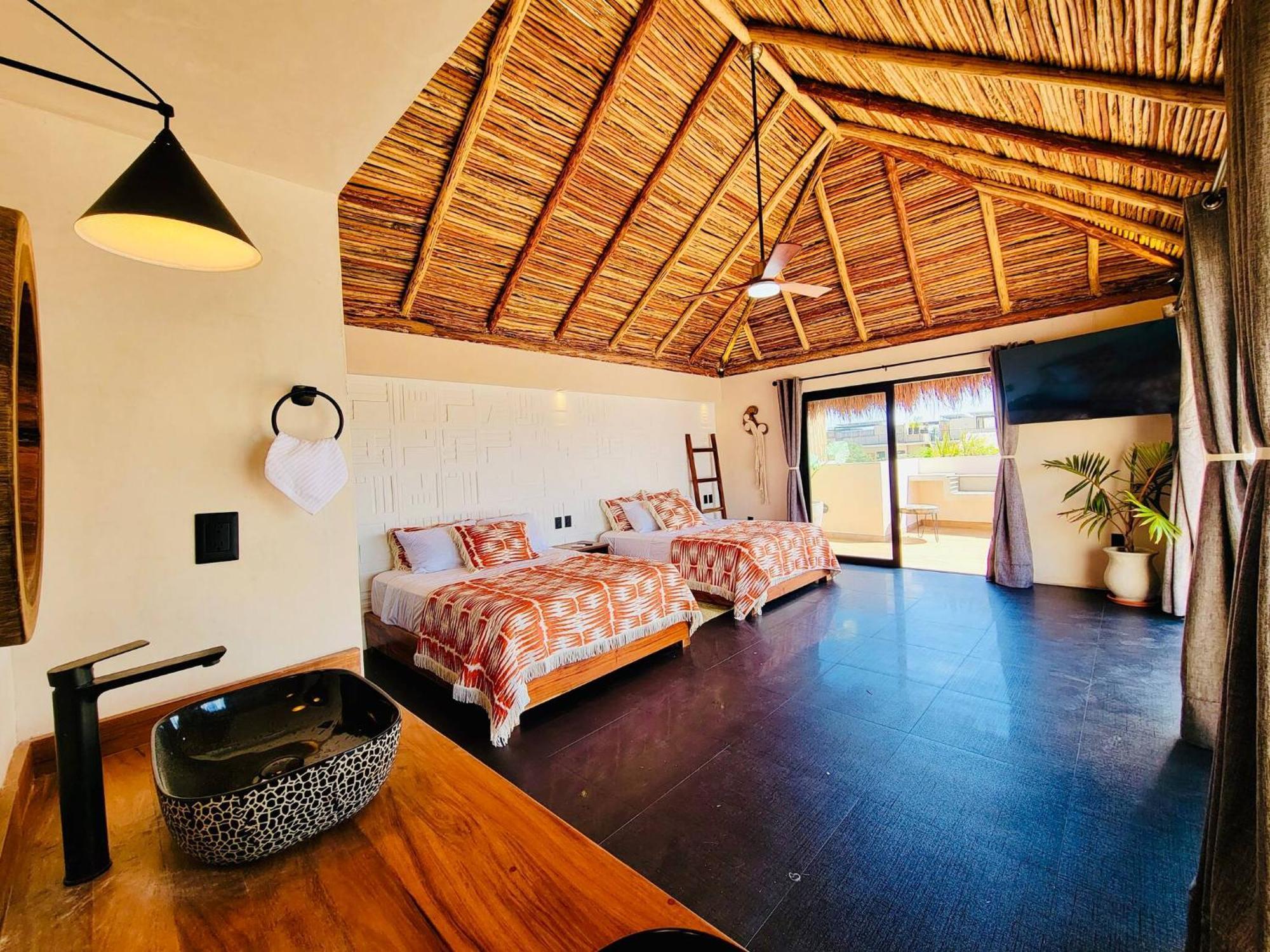 4 Bedroom Deluxe Penthouse With Private Roof Garden With Pool In Aldea Zama Tikal 17 Tulum
