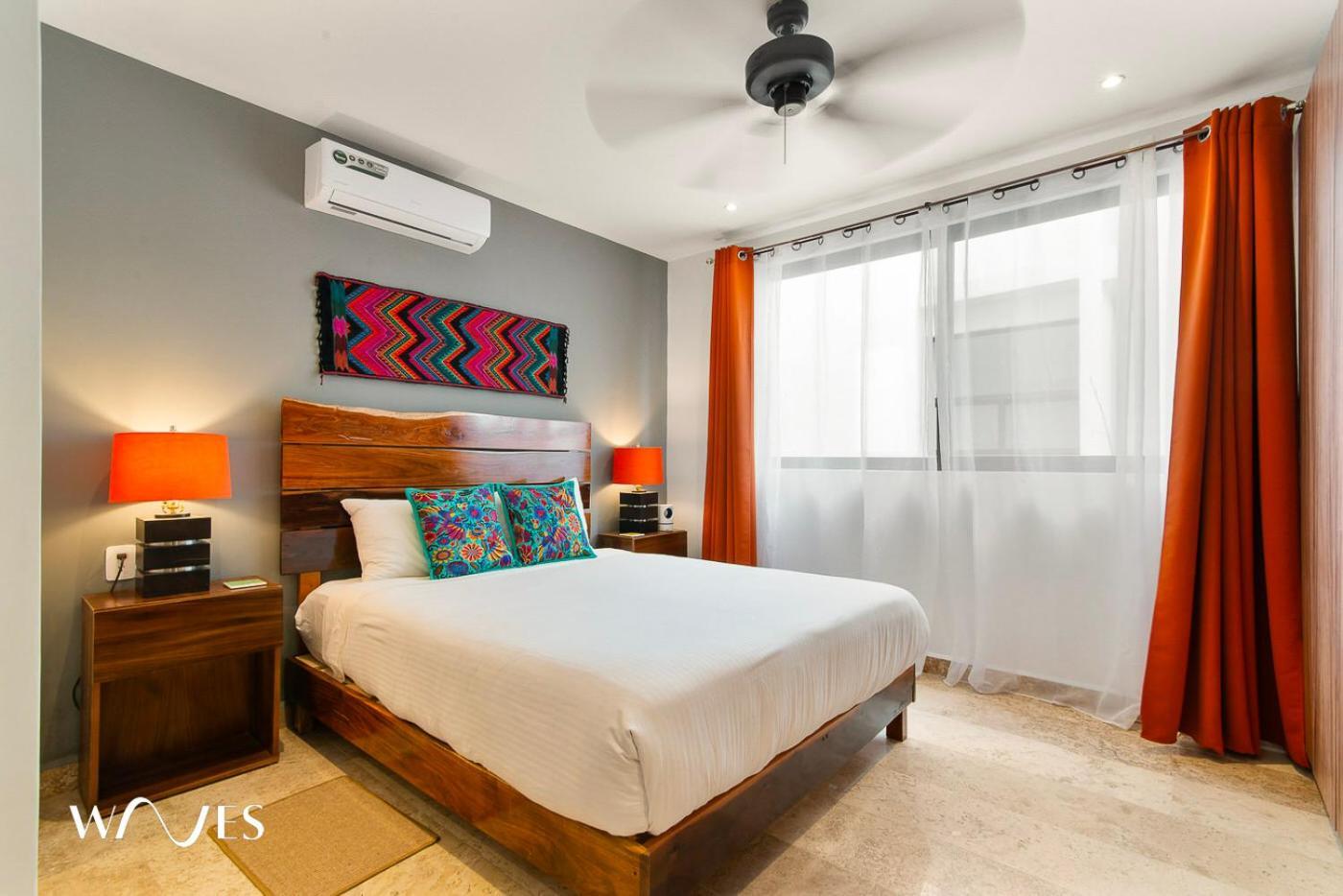 Apartment Colorful Perfect Located 2 Br. Wgreat Amenities Tulum