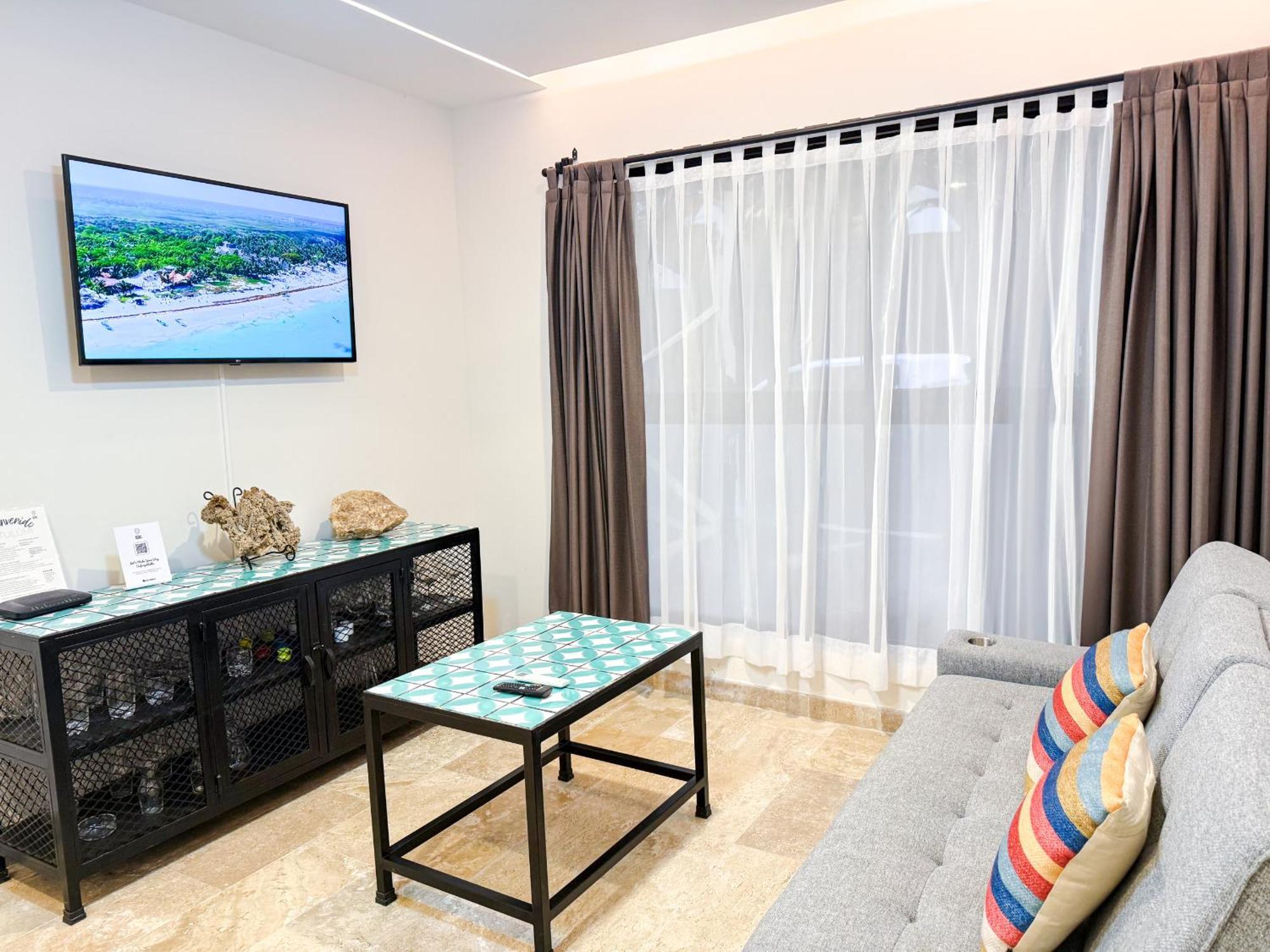 Apartment 1 Bedroom In Aldea Zama King Bed Wifi Elle 01