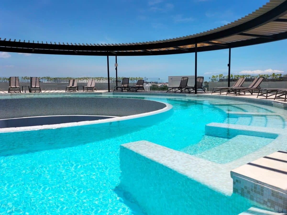 Panoramic 1-br Studio,garden, 360º Pool & Gym Holiday home *
