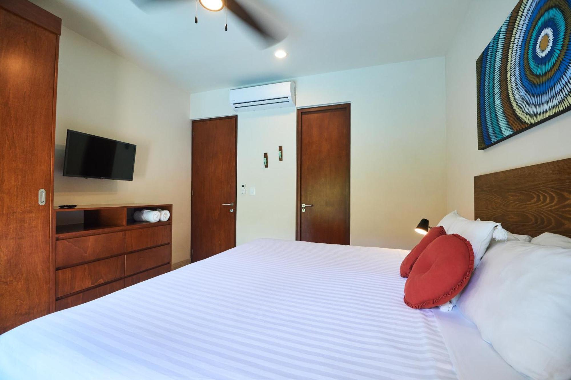 Apartment Homely And Equipped 2br With Swim Up Pool In Aldea Zama *