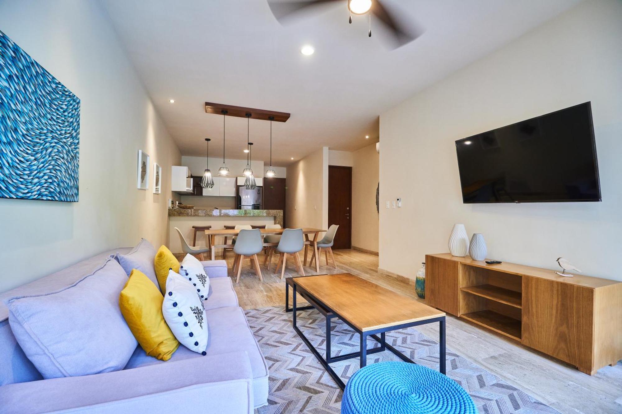 Homely And Equipped 2br With Swim Up Pool In Aldea Zama *
