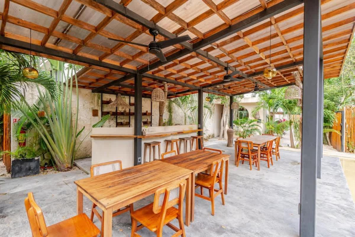 Bambu Con Alberca Privada En Villa Tulum