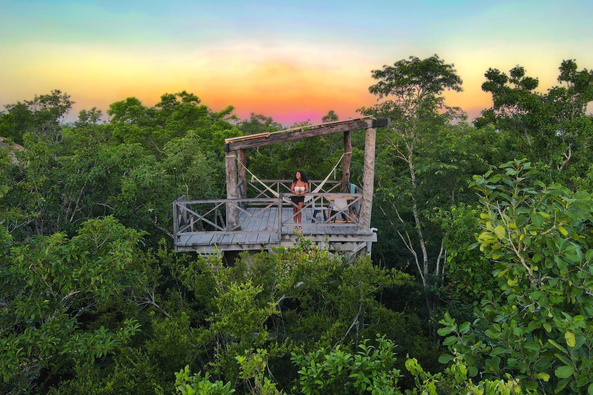 Treehouse H2ojos Campsite Tulum