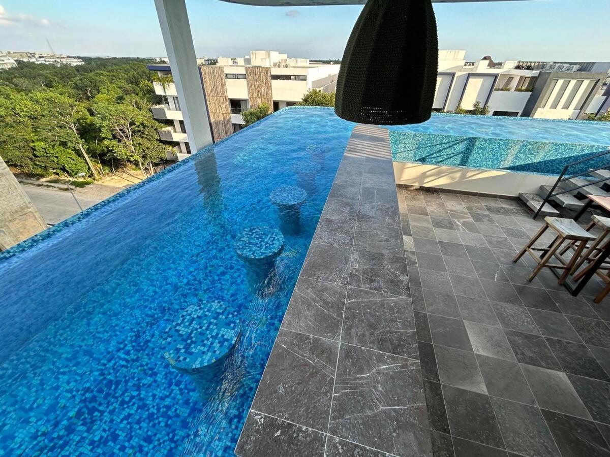 Apartment Aldea Zama With Stable Wifi, Gym And Rooftop Pool