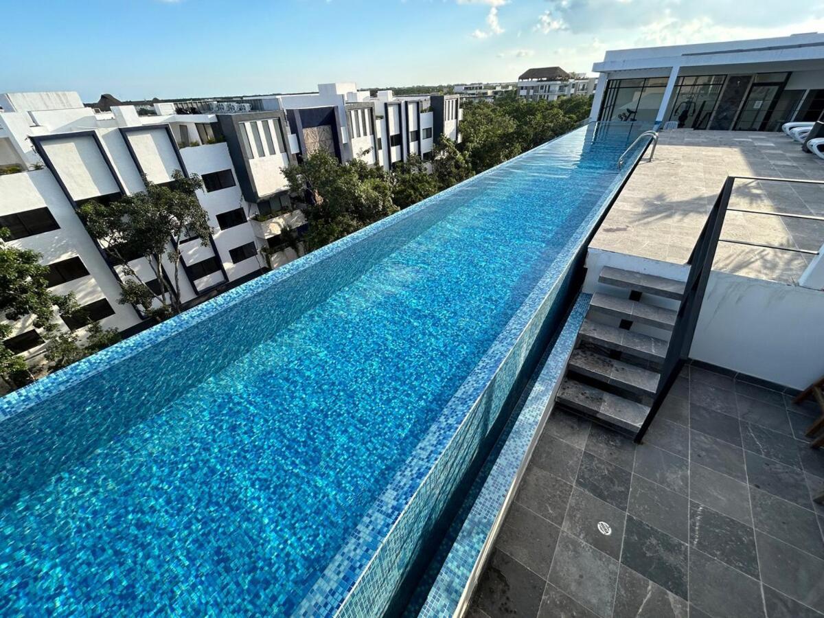 Aldea Zama With Stable Wifi, Gym And Rooftop Pool Tulum