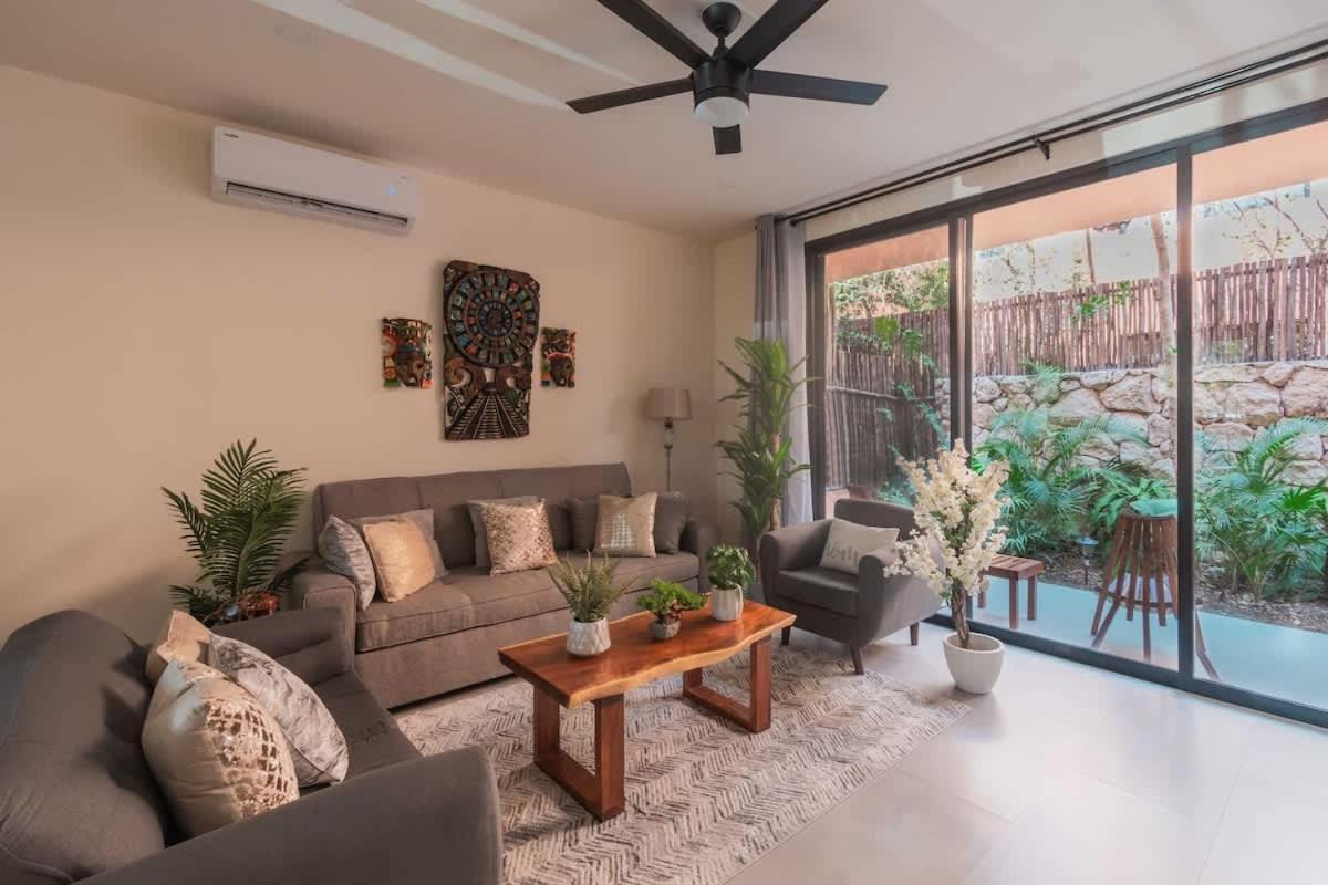 Stylish Duplex Lower Level 2-br Wifi Pool Gym Apartment Tulum