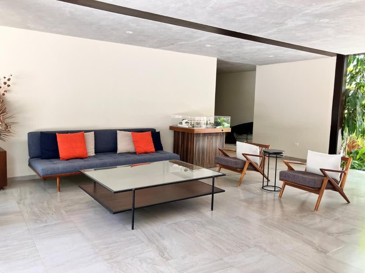 Apartment Center Family Double Four Guest With Free Parking Pool Ac Kitchenette Near Tulum