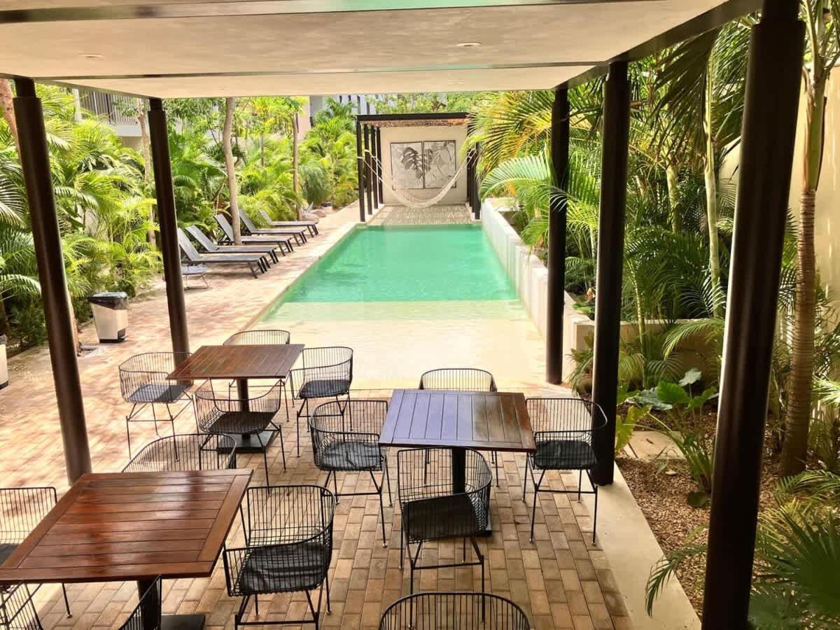 Center Family Double Four Guest With Free Parking Pool Ac Kitchenette Near * Tulum
