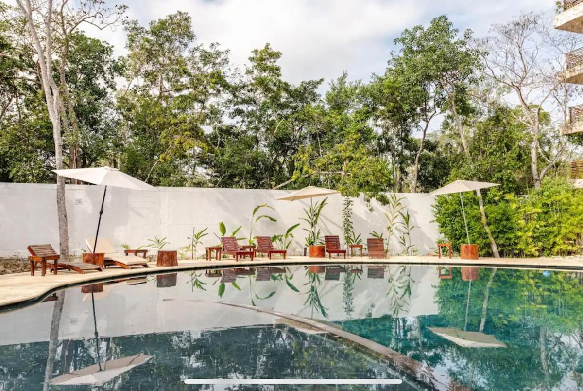 Family In The Jungle With Cenotes And Big Pool