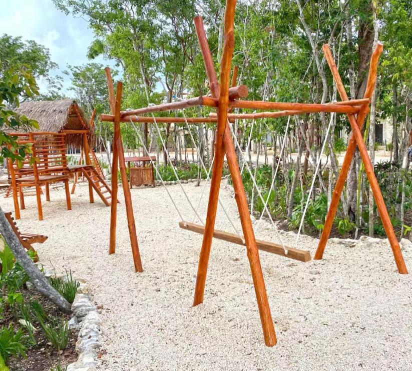Family In The Jungle With Cenotes And Big Pool Tulum