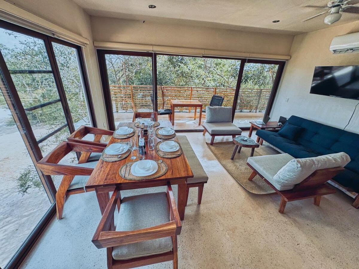 Family In The Jungle With Cenotes And Big Pool Apartment Tulum